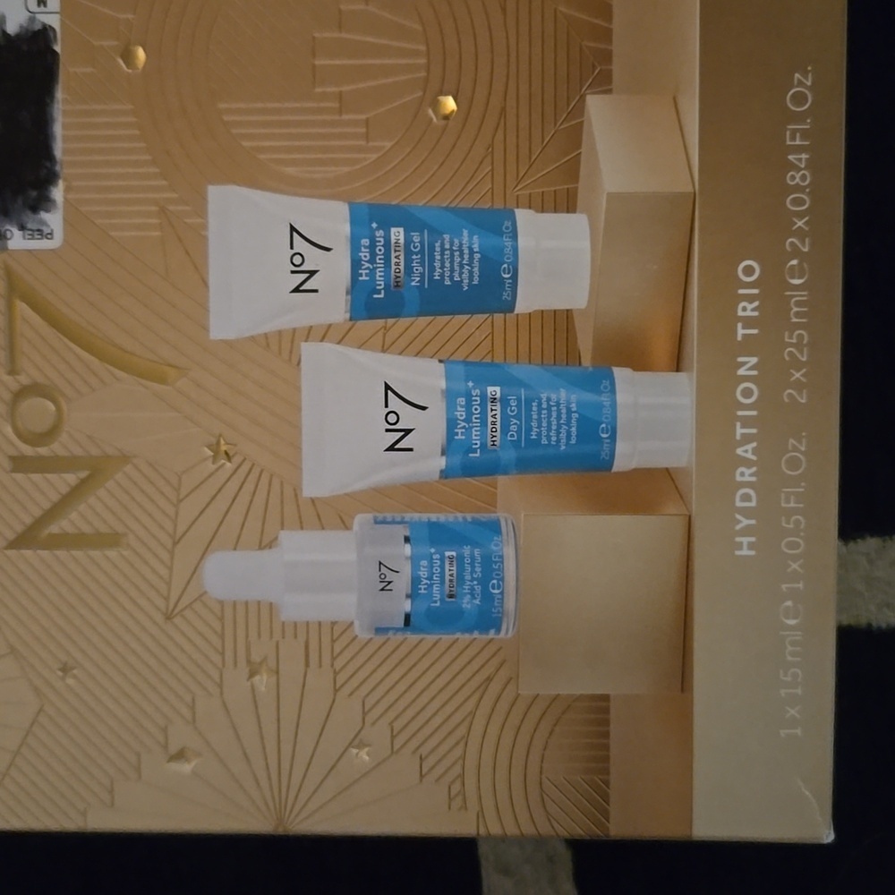 No7 Lmtd Edition Hydration Trio day and night gel w 2%hyaluronic acid serum Hp🔥 - Picture 2 of 3